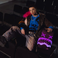 FIBER OPTICS PARTY SHARK BACKPACK