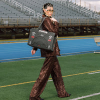 GRID LOCKED TORTUGA TOTE
