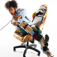 FIRE CAMO GAMING CHAIR - SUPER RARE