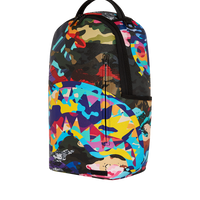 SLICED AND DICED CAMO BACKPACK
