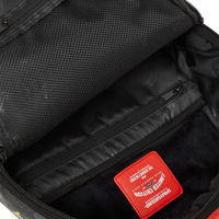 SLICED AND DICED CAMO BACKPACK