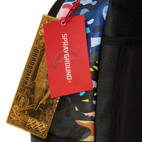 SLICED AND DICED CAMO BACKPACK