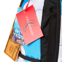 GARFIELD SLEEPING ON SHARKMOUTH DLXSR BACKPACK