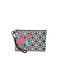 POODLE CHECK RON ENGLISH COLLAB CROSSOVER CLUTCH