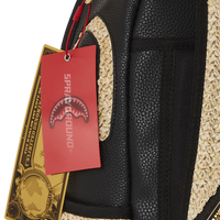 RAFFIA PALM BACKPACK