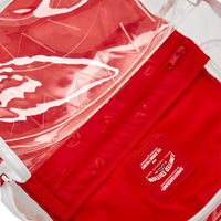 CLEAR EMBOSSED SHARKS IN PARIS DLXSV BACKPACK