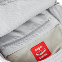 WHITE SCRIBBLE DLXSV BACKPACK