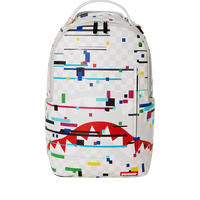GLITCH WHITE CHECK DLXSV BACKPACK