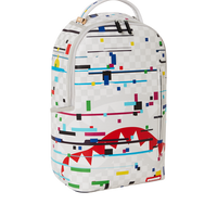 GLITCH WHITE CHECK DLXSV BACKPACK