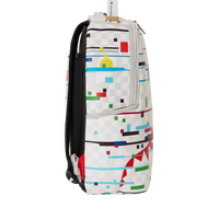 GLITCH WHITE CHECK DLXSV BACKPACK