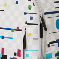 GLITCH WHITE CHECK DLXSV BACKPACK