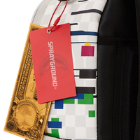 GLITCH WHITE CHECK DLXSV BACKPACK