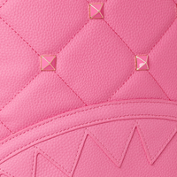 PRETTY PINK QUILTED DLXSVF BACKPACK