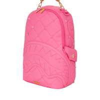 PRETTY PINK QUILTED DLXSVF BACKPACK