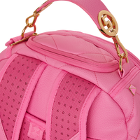 PRETTY PINK QUILTED DLXSVF BACKPACK