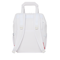 WHITE OUT BIZ TOP OPENER BACKPACK