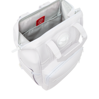 WHITE OUT BIZ TOP OPENER BACKPACK