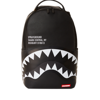 SHARK CENTRAL: 2.0: BLACK ON GREY BACKPACK