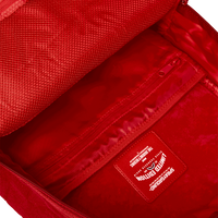 RED SIP HEAT STAMP BACKPACK