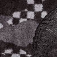 BLACK 3AM VELVET CROSSOVER CLUTCH