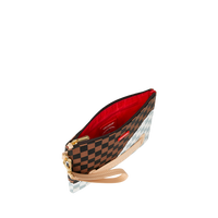 BROWN TEAR AWAY CROSSOVER CLUTCH