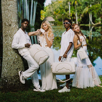 SECRET LIFE OF PEARLS CROSSOVER CLUTCH