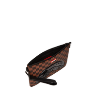 CLEAR RUBBER SHARK CROSSOVER CLUTCH W/ SHOUDLER STRAP