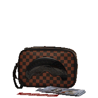 CLEAR RUBBER SHARK CROSSOVER CLUTCH W/ SHOUDLER STRAP