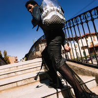 METALLIC DRIP SHARKS IN PARIS DLXSV BACKPACK
