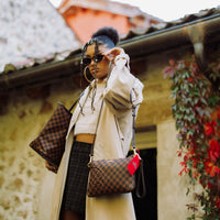CORE EMBOSSED CHECK CLUTCH