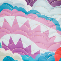 QUILTED CLOUD SHARK DLXS BACKPACK