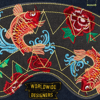 EVISU STYLE DLX-DENIM BACKPACK