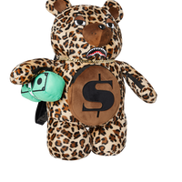 LEOPARD MONEYBEAR TEDDY BEAR BACKPACK