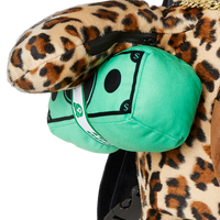 LEOPARD MONEYBEAR TEDDY BEAR BACKPACK