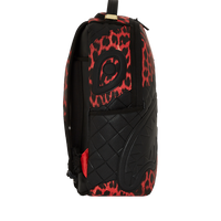RED LEOPARD PUFFER DLX BACKPACK