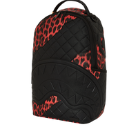RED LEOPARD PUFFER DLX BACKPACK