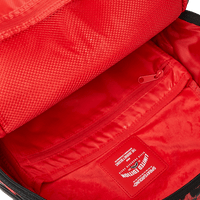 RED LEOPARD PUFFER DLX BACKPACK