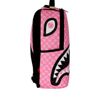 PINK AND BLACK DRIP CHECK DLXSV BACKPACK