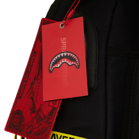 SHARK CENTRAL YELLOW TAPE DLX SATIN BACKPACK