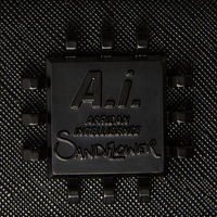 AI WONDERLAND GOLD AND BLACK DLXSV BACKPACK