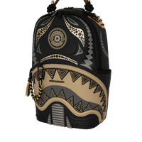 AI WONDERLAND GOLD AND BLACK DLXSV BACKPACK