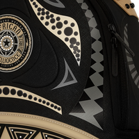 AI WONDERLAND GOLD AND BLACK DLXSV BACKPACK