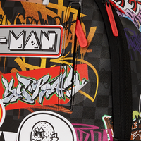 PACMAN STICKERS DLXSV BACKPACK