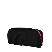 PRINTED ZIPPER SHARK POUCH