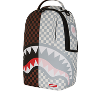 SPLIT BROWN AND CREAM CHECK DLXV BACKPACK