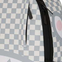 SPLIT BROWN AND CREAM CHECK DLXV BACKPACK