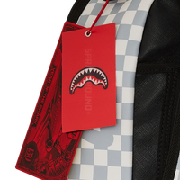SPLIT BROWN AND CREAM CHECK DLXV BACKPACK