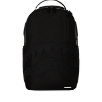 RUBBER SHARK BLACKOUT WHITE TAPE BACKPACK