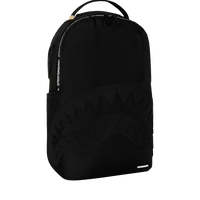 RUBBER SHARK BLACKOUT WHITE TAPE BACKPACK