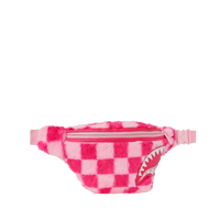 PINK FUR CHECK SAVVY CROSSBODY